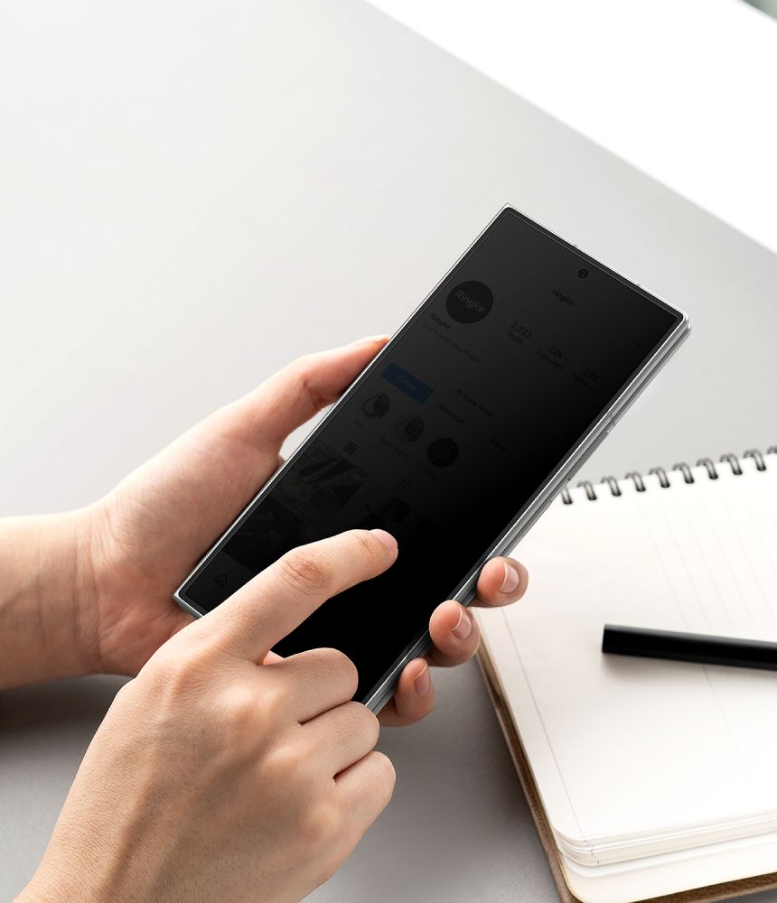 Ringke Samsung Galaxy Z Fold 8 Ultra Näytönsuoja Easy Slide Privacy 2-pack
