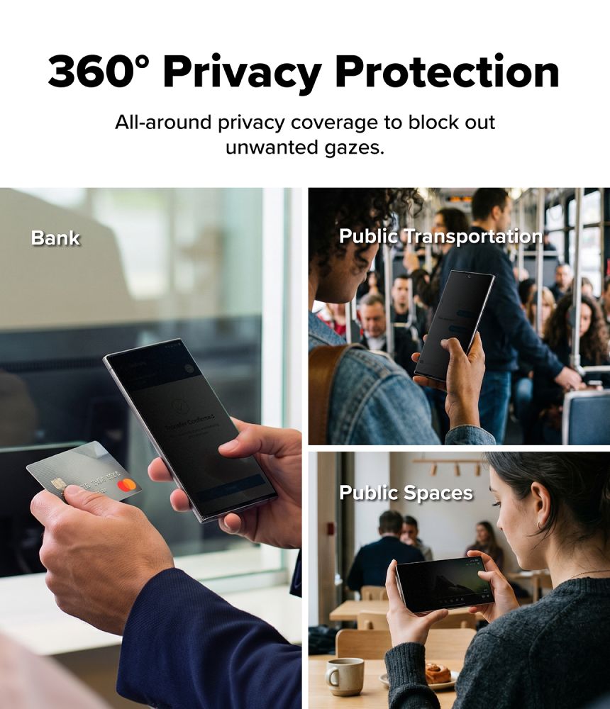 Ringke Samsung Galaxy Z Fold 8 Ultra Näytönsuoja Easy Slide Privacy 2-pack