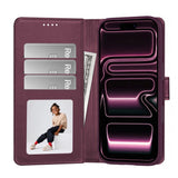 Tech-Protect iPhone 17 Pro/iPhone 18 Pro Kotelo Wallet MagSafe Punainen