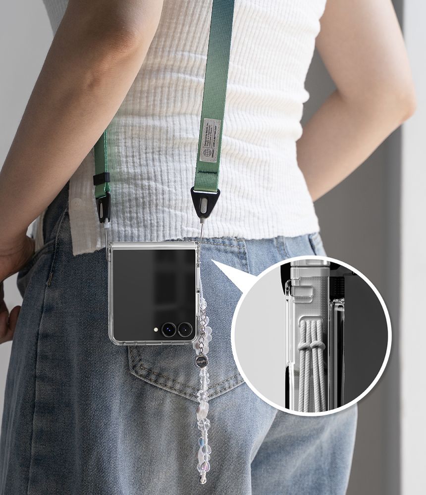 Ringke Samsung Galaxy Z Flip 8 Kuori Fusion Magnetic Kirkas