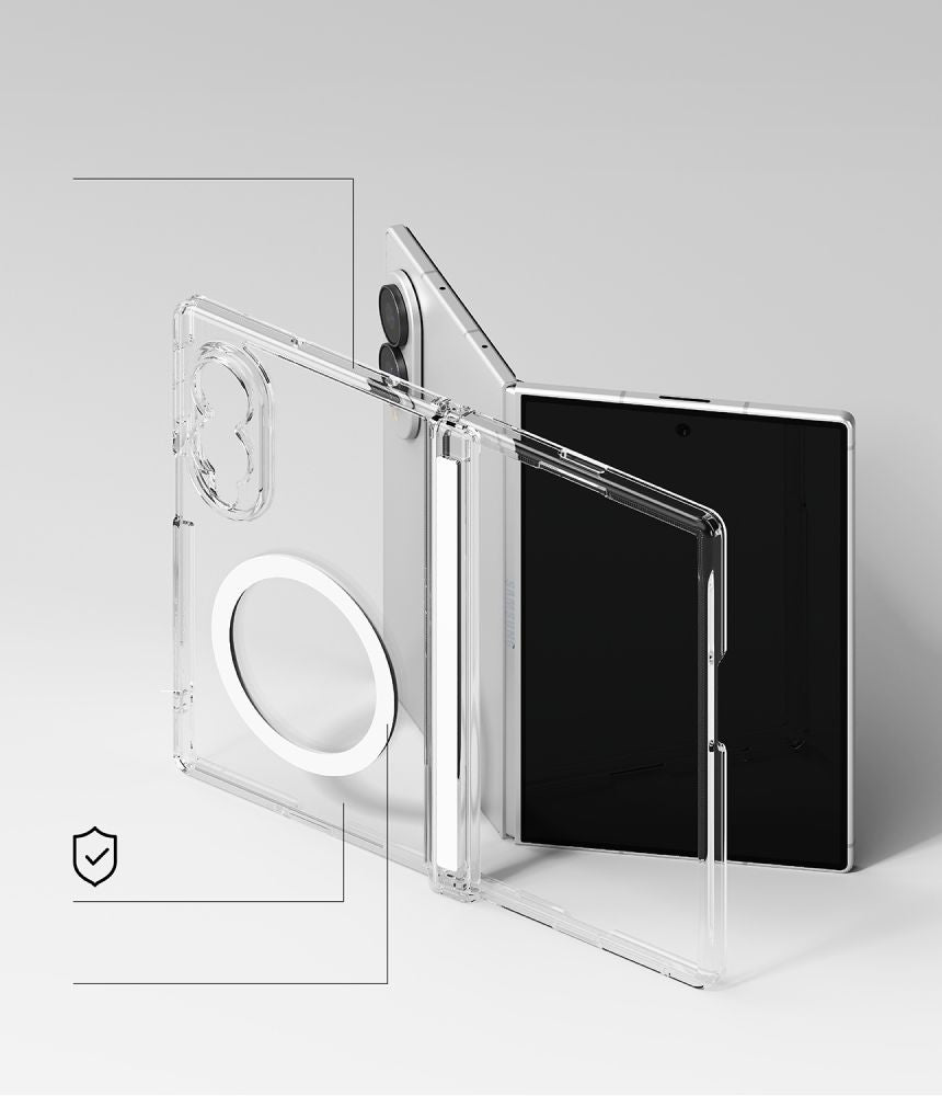 Ringke Samsung Galaxy Z Fold 8 Kuori Fusion Magnetic Kirkas