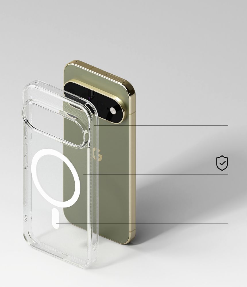 Ringke Google Pixel 11 Pro XL Kuori Fusion Magnetic Kirkas