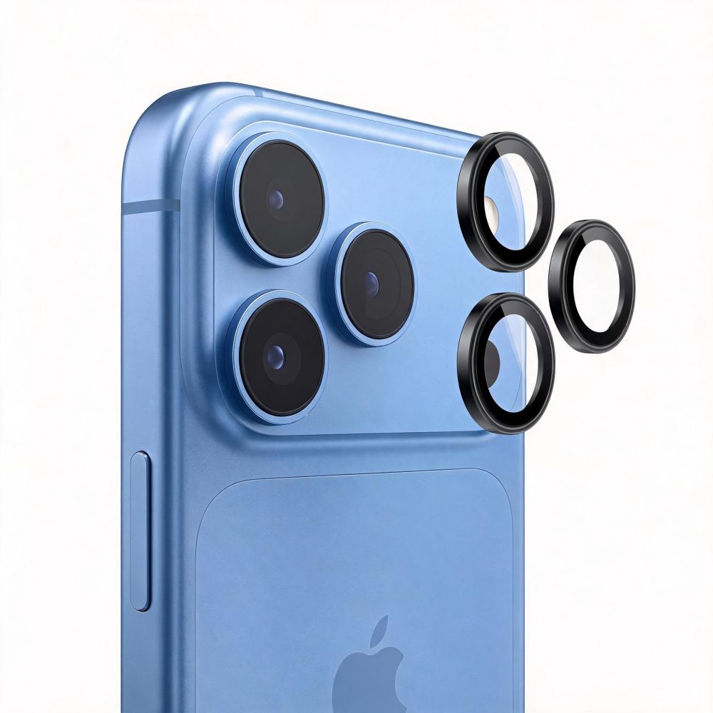 Tech-Protect iPhone 18 Pro/iPhone 18 Pro Max Kameran linssinsuojus Cam Fit+ Musta