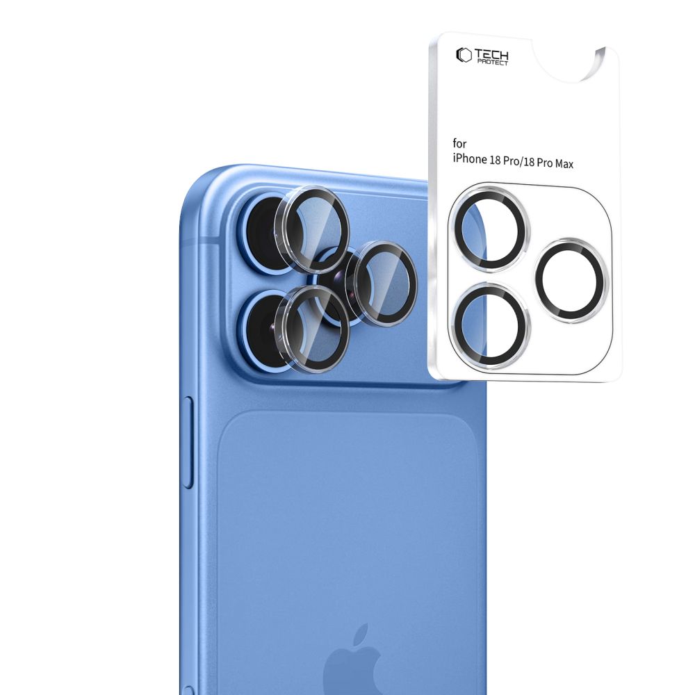 Tech-Protect iPhone 18 Pro/iPhone 18 Pro Max Kameran linssinsuojus Cam Fit+