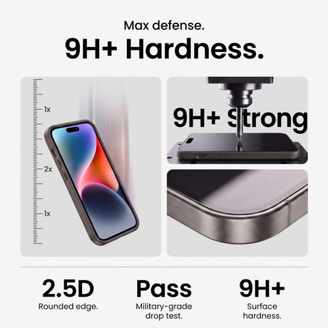 Tech-Protect iPhone 18 Pro Näytönsuoja & Kameran linssinsuojus Easy Set+ 2-pack