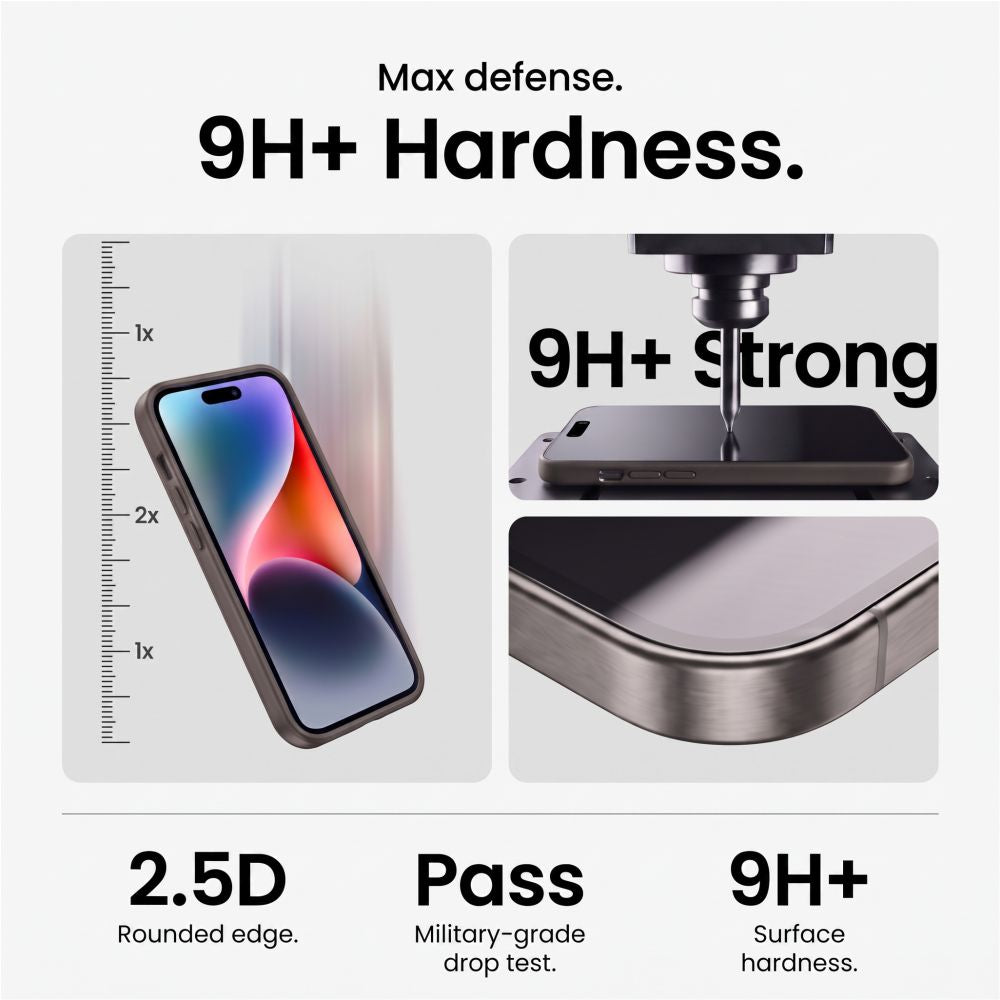 Tech-Protect iPhone 18 Pro Max Näytönsuoja & Kameran linssinsuojus Easy Set+ 2-pack