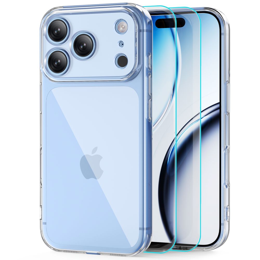 Tech-Protect iPhone 17 Pro/iPhone 18 Pro Kuori FlexAir & Näytönsuoja 2-pack