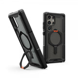 Urban Armor Gear (UAG) Samsung Galaxy S24 Ultra -suojakuori Plasma XTE MagSafe musta/oranssi