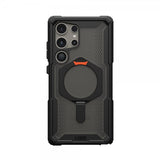 Urban Armor Gear (UAG) Samsung Galaxy S24 Ultra -suojakuori Plasma XTE MagSafe musta/oranssi