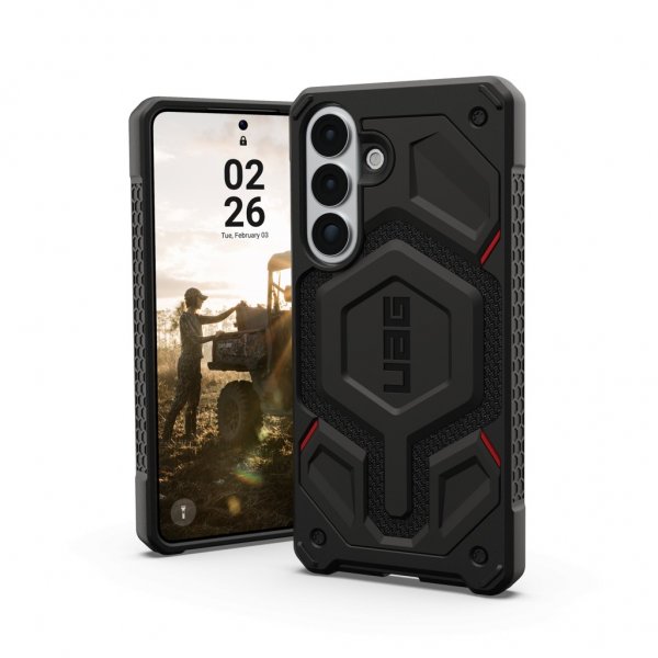 Urban Armor Gear (UAG) Samsung Galaxy S26 Plus -kuori Monarch Pro Kevlar MagSafe, musta