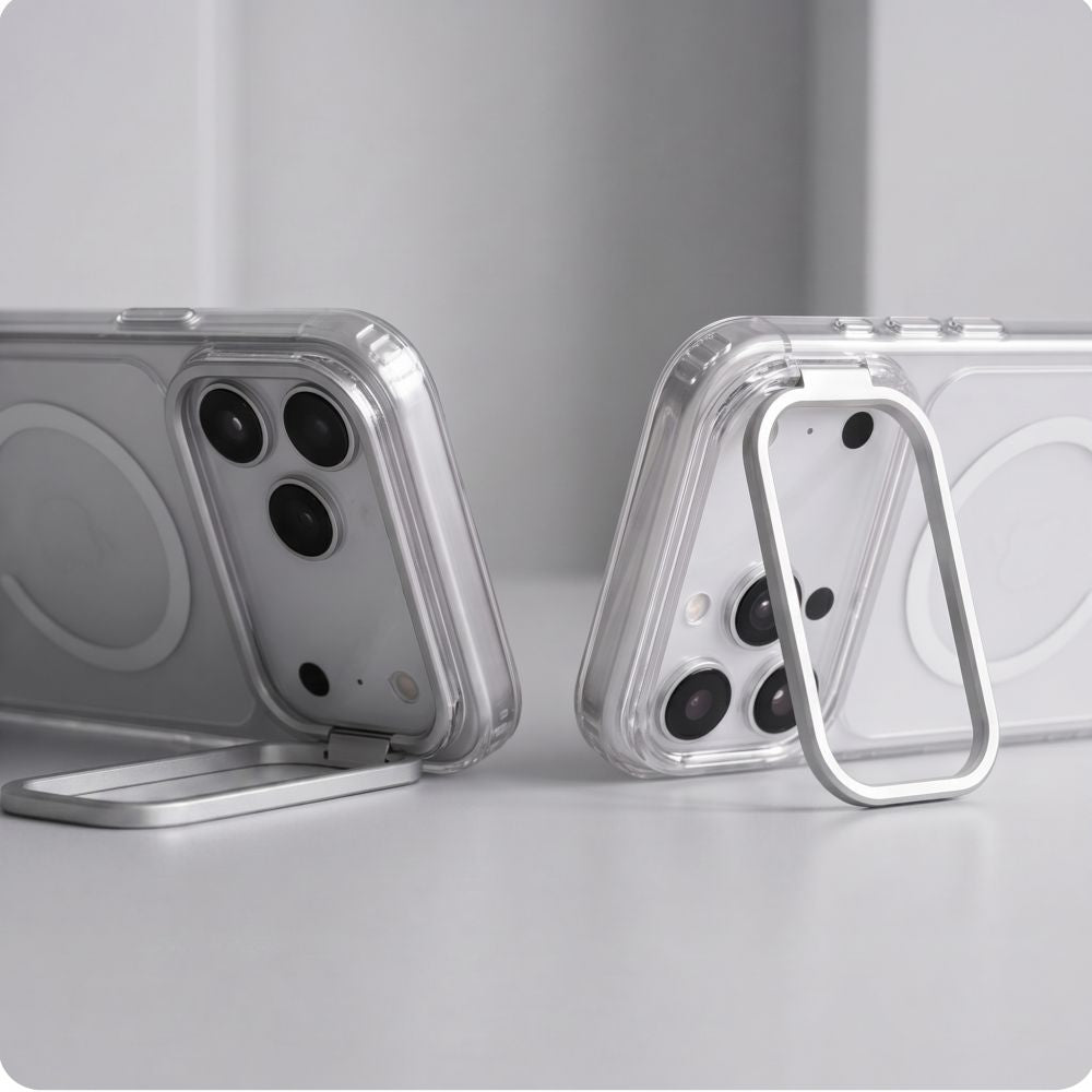 Tech-Protect iPhone 17 Pro/iPhone 18 Pro Kuori MagStand MagSafe Kirkas