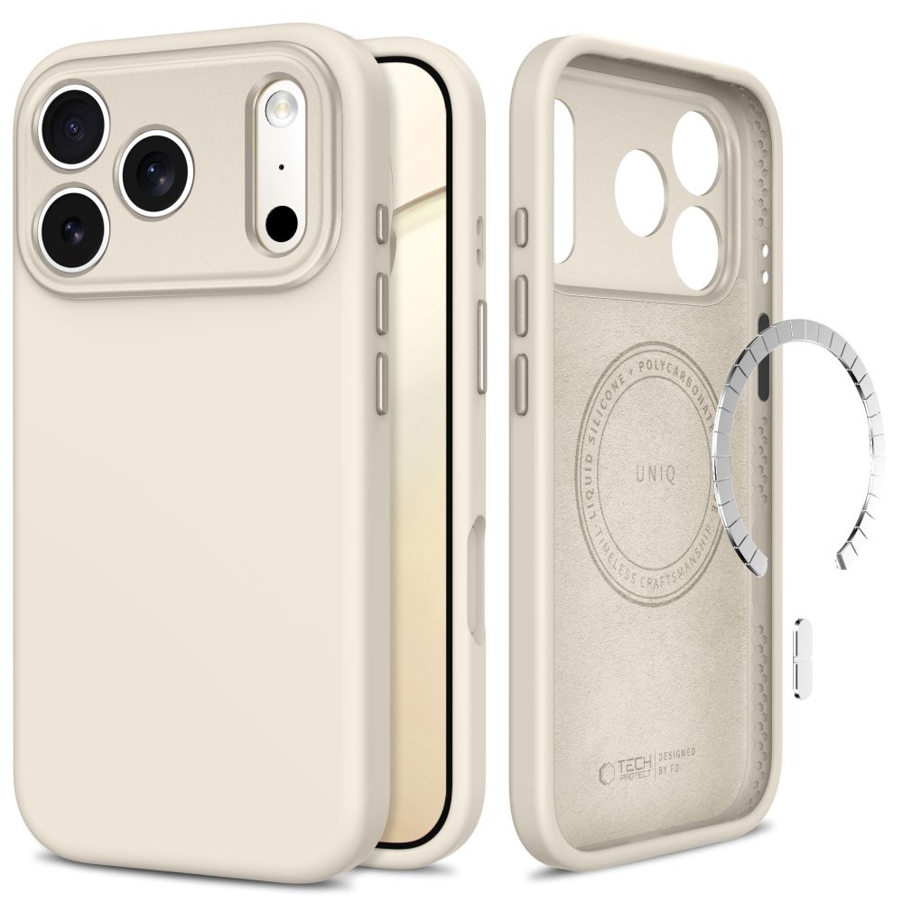Tech-Protect iPhone 17 Pro/iPhone 18 Pro Kuori Uniq MagSafe Beige