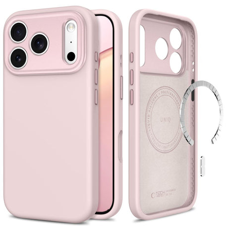 Tech-Protect iPhone 17 Pro Max/iPhone 18 Pro Max Kuori Uniq MagSafe Vaaleanpunainen