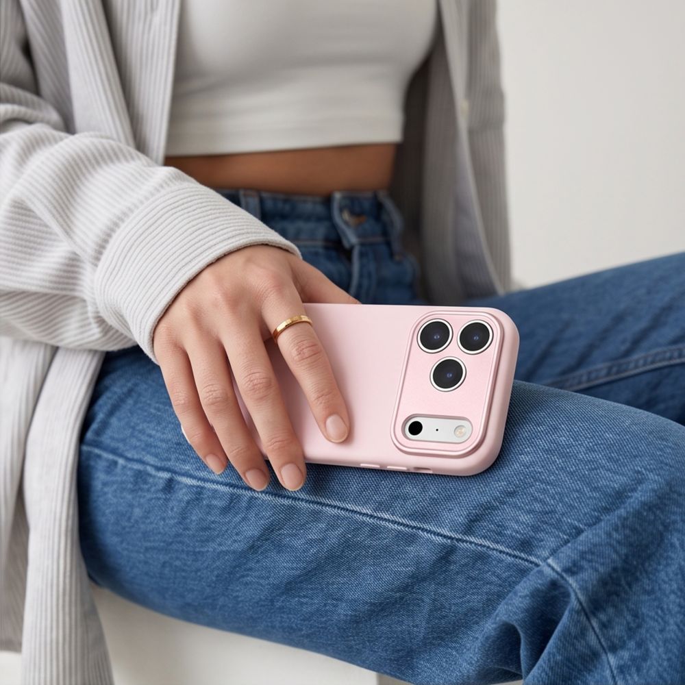 Tech-Protect iPhone 17 Pro Max/iPhone 18 Pro Max Kuori Uniq MagSafe Vaaleanpunainen