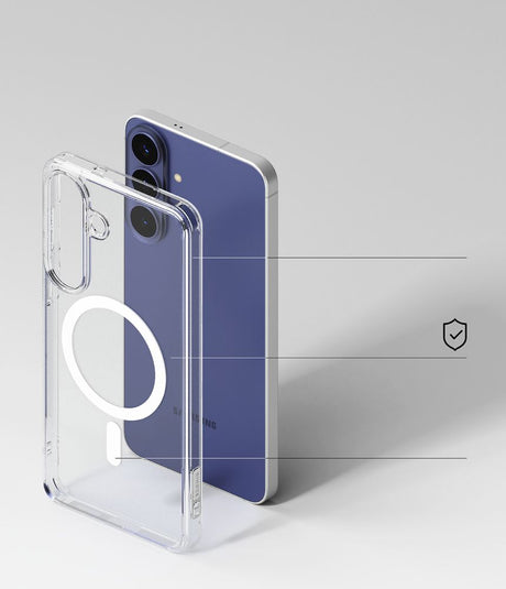 Ringke Samsung Galaxy S26 FE Kuori Fusion Magnetic Kirkas