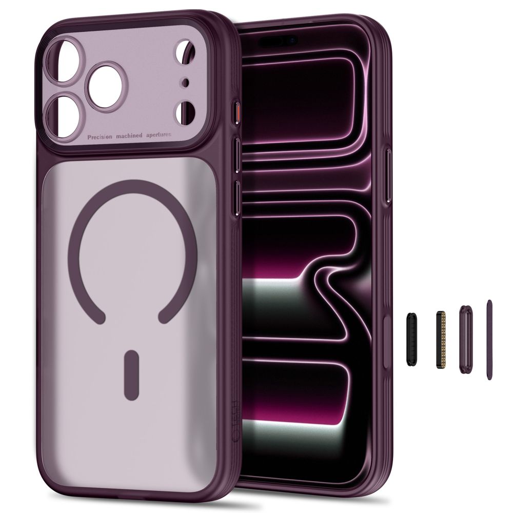 Tech-Protect iPhone 17 Pro Max/iPhone 18 Pro Max Kuori MagPrime MagSafe Matt Burgundy