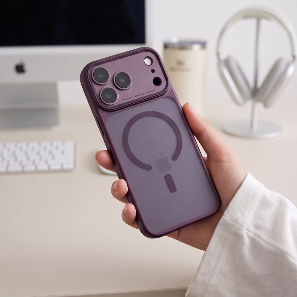 Tech-Protect iPhone 17 Pro Max/iPhone 18 Pro Max Kuori MagPrime MagSafe Matt Burgundy
