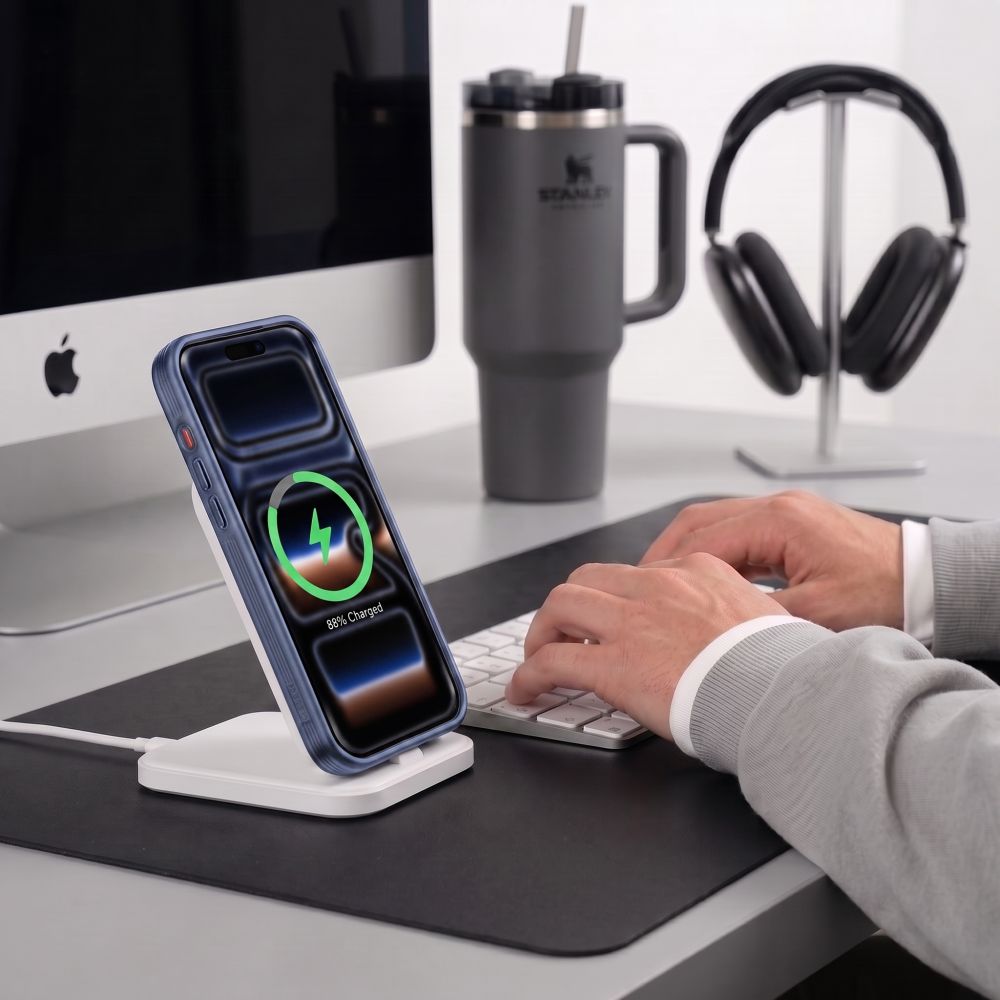 Tech-Protect iPhone 17 Pro Max/iPhone 18 Pro Max Kuori MagPrime MagSafe Mattapintainen Sininen