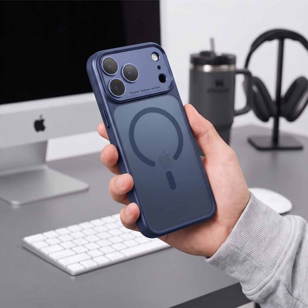 Tech-Protect iPhone 17 Pro Max/iPhone 18 Pro Max Kuori MagPrime MagSafe Mattapintainen Sininen