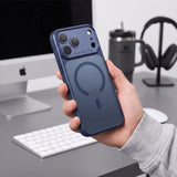 Tech-Protect iPhone 17 Pro Max/iPhone 18 Pro Max Kuori MagPrime MagSafe Mattapintainen Sininen