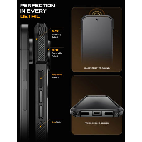 Supcase Google Pixel 11 Pro XL Kuori UB Grip MagSafe Musta