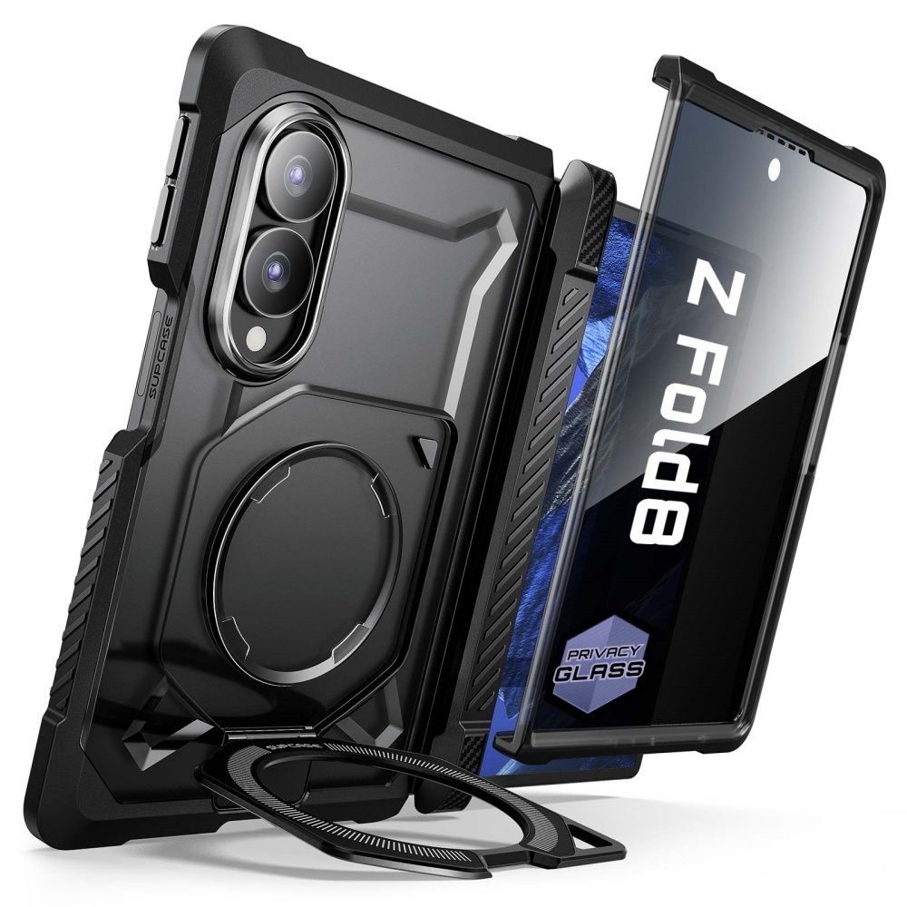 Supcase Samsung Galaxy Z Fold 8 Kuori UB Grip MagSafe Musta