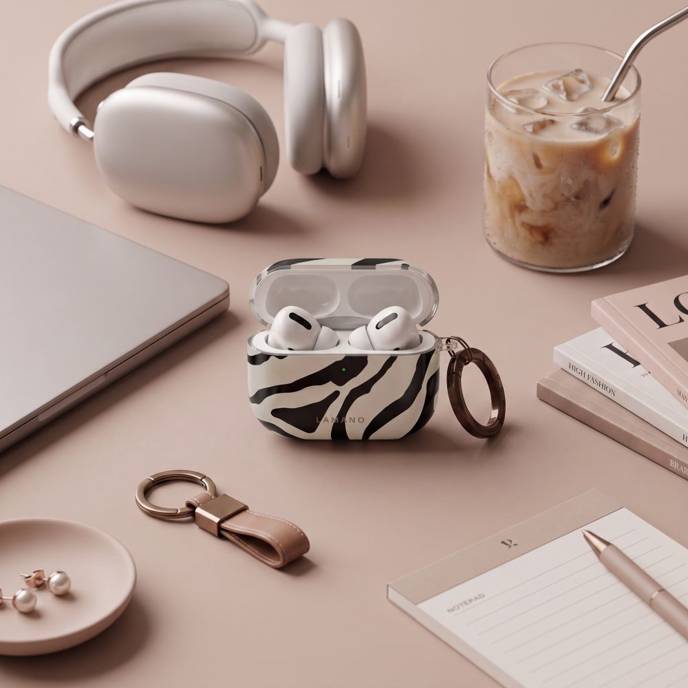 Tech-Protect AirPods 4/5 Kuori Lamano Zebra