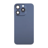 iPhone 15 Pro Takalasi Magneetilla ja Kameralinssillä - Sininen Titaani