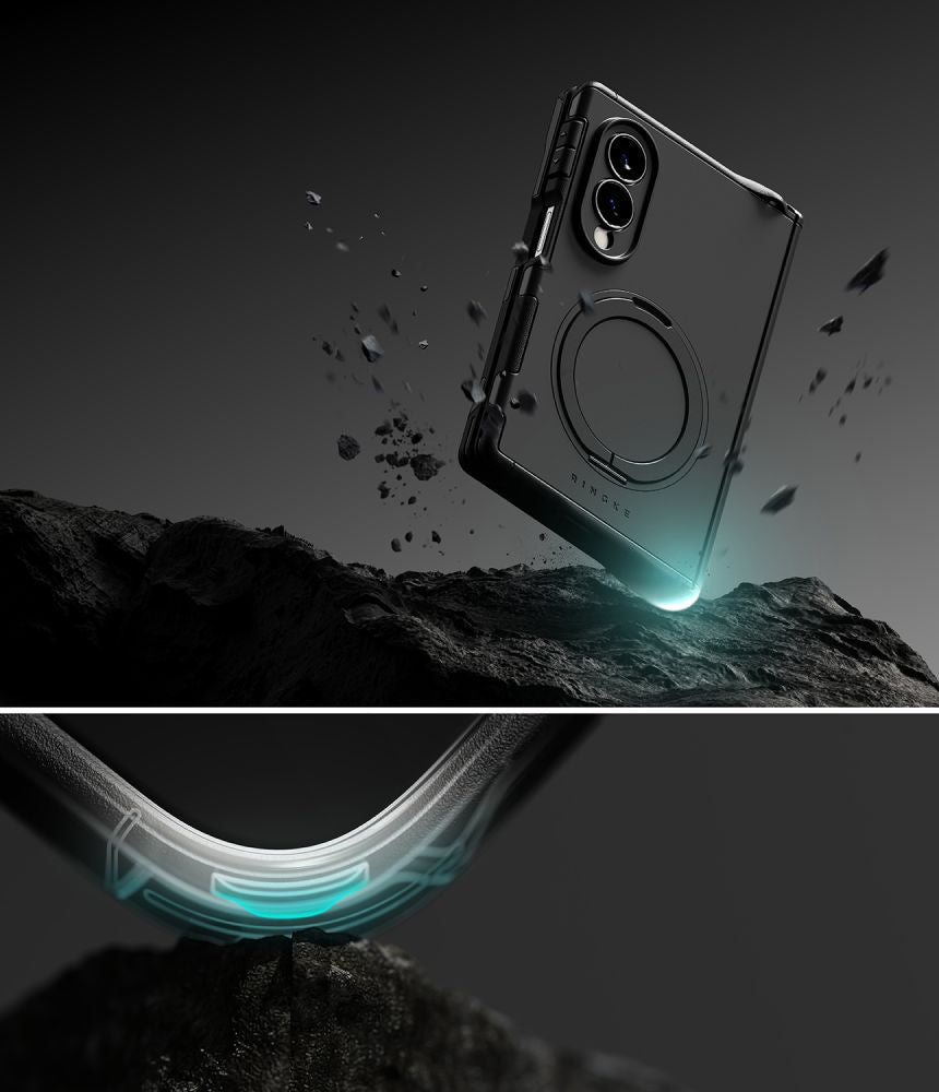 Ringke Samsung Galaxy Z Fold 8 Kuori Alles MagSafe Musta