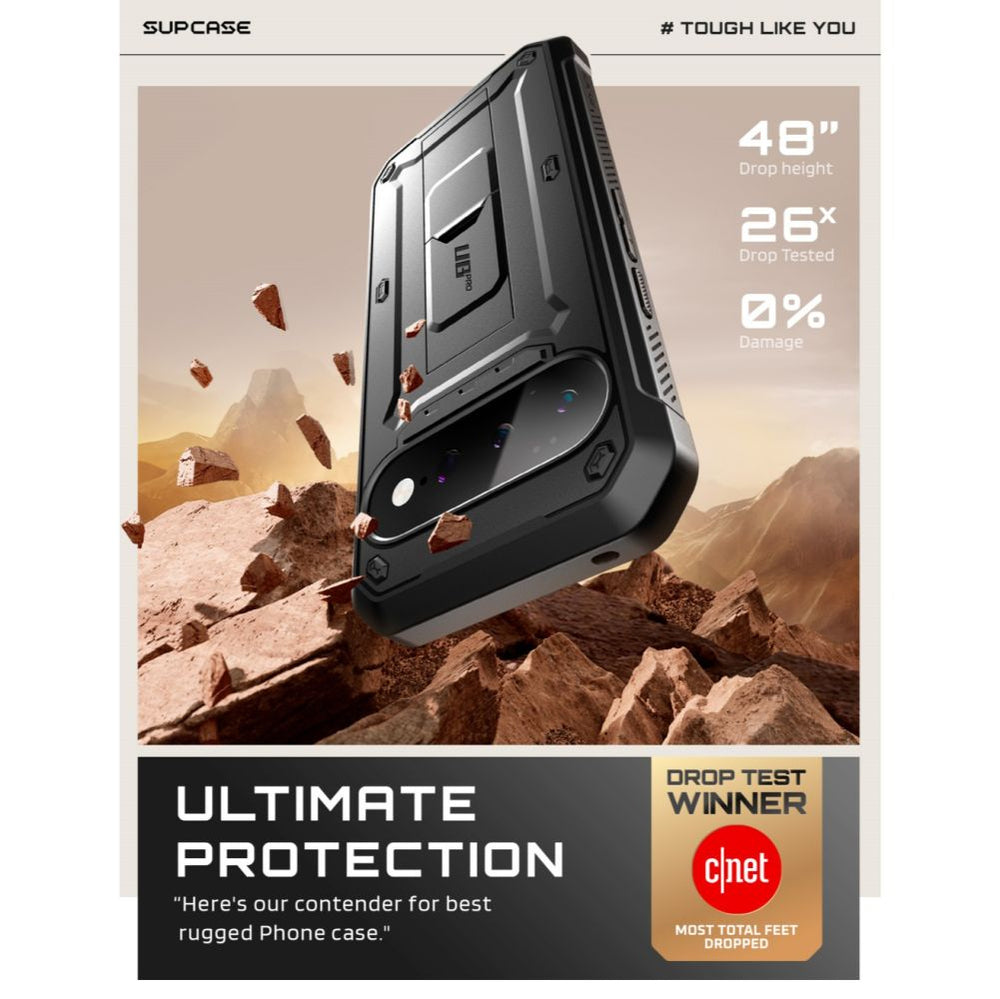 Supcase Google Pixel 11 Pro XL Kuori Unicorn Beetle Pro Musta