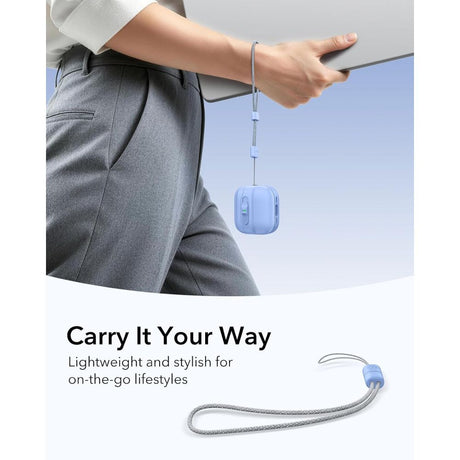 ESR AirPods 4/5 Kuori Pulse FlickLock HaloLock Sininen