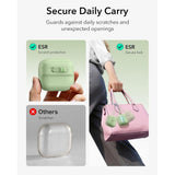 ESR AirPods 4/5 Kuori Pulse FlickLock HaloLock Vihreä
