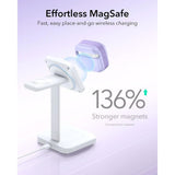 ESR AirPods 4/5 Kuori Pulse FlickLock HaloLock Violetti