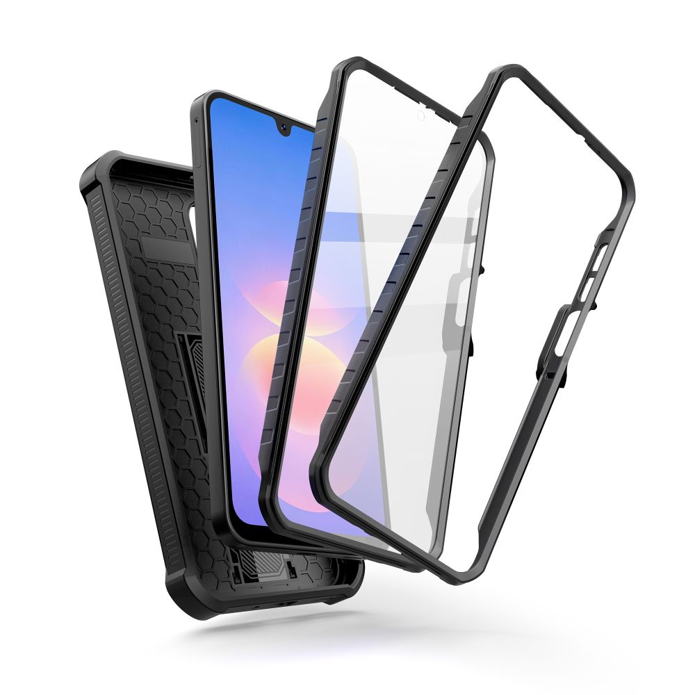 Tech-Protect Samsung Galaxy A17/A18 Kuori Kevlar Cam+ Musta