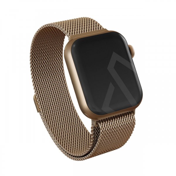 Burga Apple Watch 38/40/41/42mm Metalliverkkoranneke Kulta