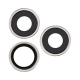 Kameran linssinsuojus metallikehyksellä iPhone 15 Pro Max - Valkoinen