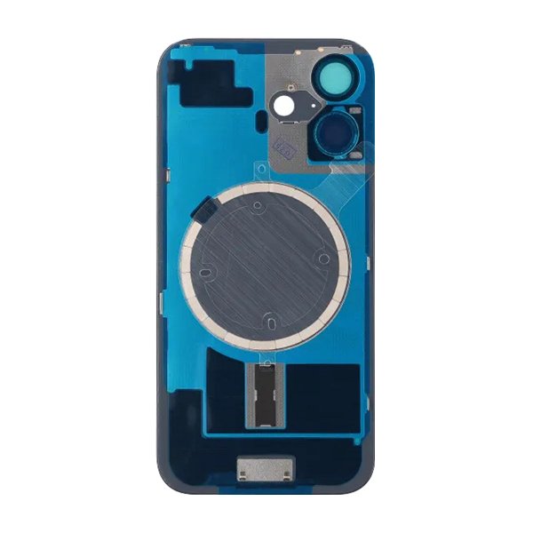 iPhone 16 Takalasi magneetilla ja kameralinssillä - Musta