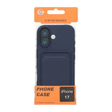 iPhone 17 Kuoret Korttipidike Sininen