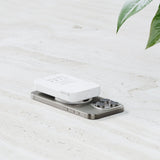 Alogic Matrix Ultimate 3-in-1 Langaton laturi med Powerbank MagSafe Valkoinen