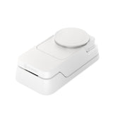 Alogic Matrix Ultimate 3-in-1 Langaton laturi med Powerbank MagSafe Valkoinen