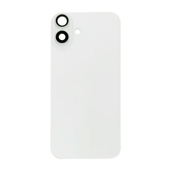 iPhone 16 Takalasi magneetilla ja kameralinssillä - Valkoinen