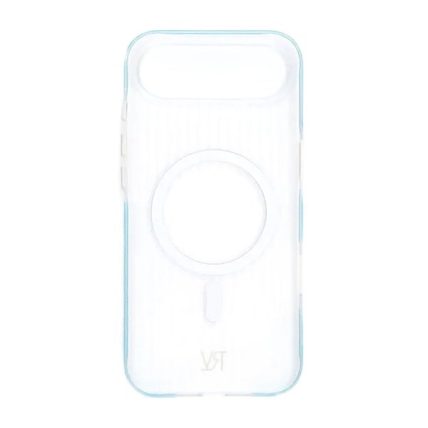 Rvelon iPhone Air -kuori, aaltopahvimainen MagSafe, sininen