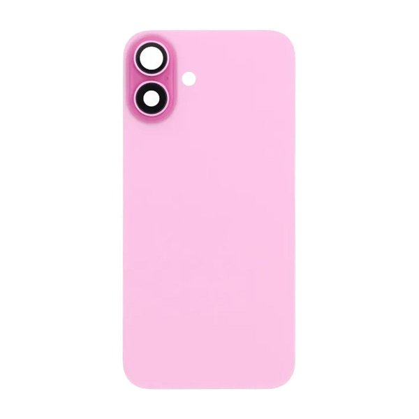 iPhone 16 Takalasi magneetilla ja kameran linssillä - Roosa