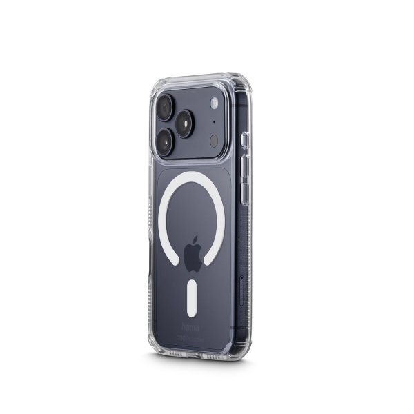 Hama iPhone 17 Pro -suojakuori Extreme Protect MagSafe Läpinäkyvä