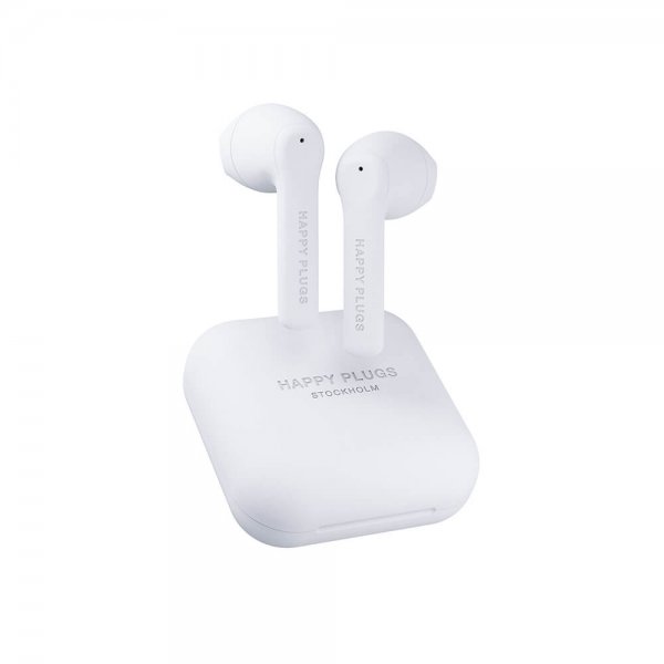 Happy Plugs Air 1 Go -nappikuulokkeet, TWS, valkoinen