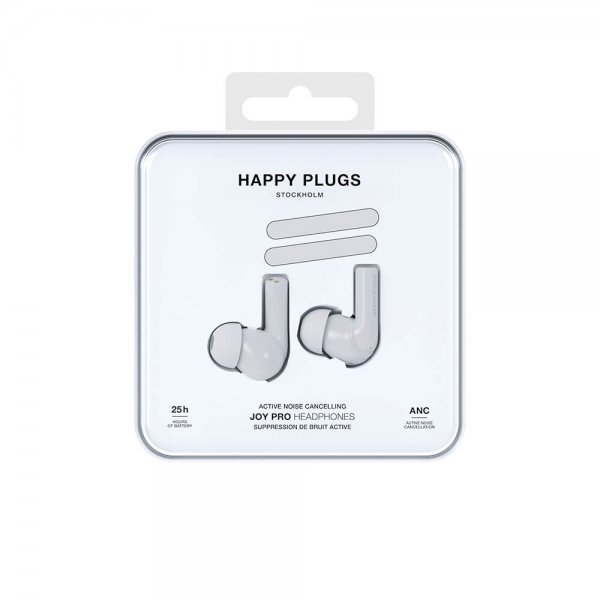 Happy Plugs Kuulokkeet Joy Pro In-Ear ANC Valkoinen
