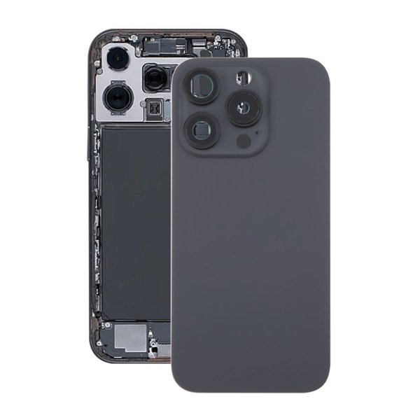 iPhone 16 Pro Takalasi magneetilla ja kameralinssillä - Musta Titaani