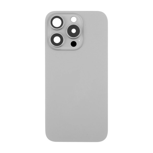 iPhone 16 Pro Max Takalasi Magneetilla ja Kameran Linssillä - Luonnollinen Titaani