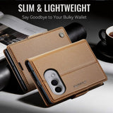 CaseMe iPhone Duo Kotelo 023 Series Ruskea