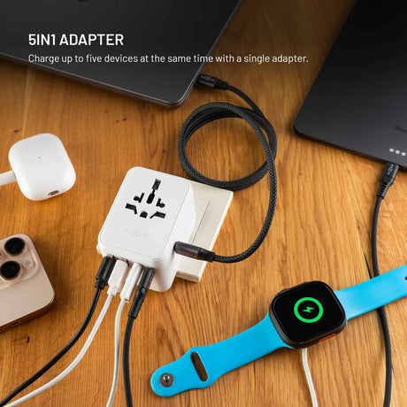 Fixed Matkallaturi Voyager 70W EU/UK/USA